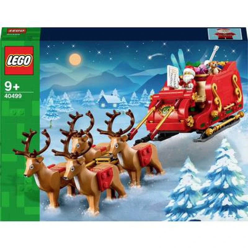 Image of LEGO LEGO Iconic Santa's Sleigh Christmas Building Toy 40499