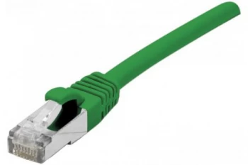 Image of Patch Cord RJ45 CAT.6a F/UTP LSZH Snagless Green - 25 M Full Copper