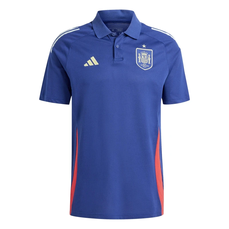 Image of adidas adidas Spain Polo Shirt Victory Blue/Rd male XS
