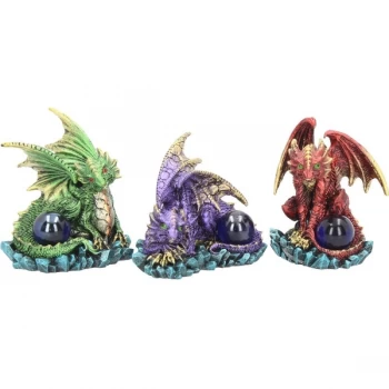 Image of Watching Their Hoard Pack Of 3 Dragon Figures