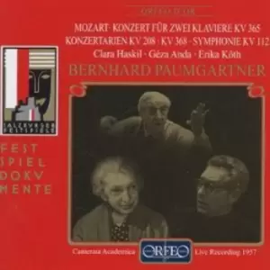 Image of Wolfgang Amadeus Mozart - Mozart: Klavierkonzert KV365 (Haskil / Anda / Paumgartner) CD Album - Used