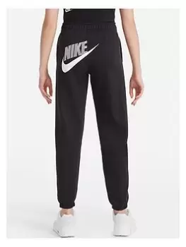 Image of Nike Older Girls Nsw Ft Flc Os Pant Dnc, Black, Size S=8-10 Years