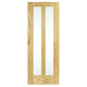 Image of Wickes Hitchin Internal Glazed 2 Panel Oak Venner Door - 1981 x 762mm