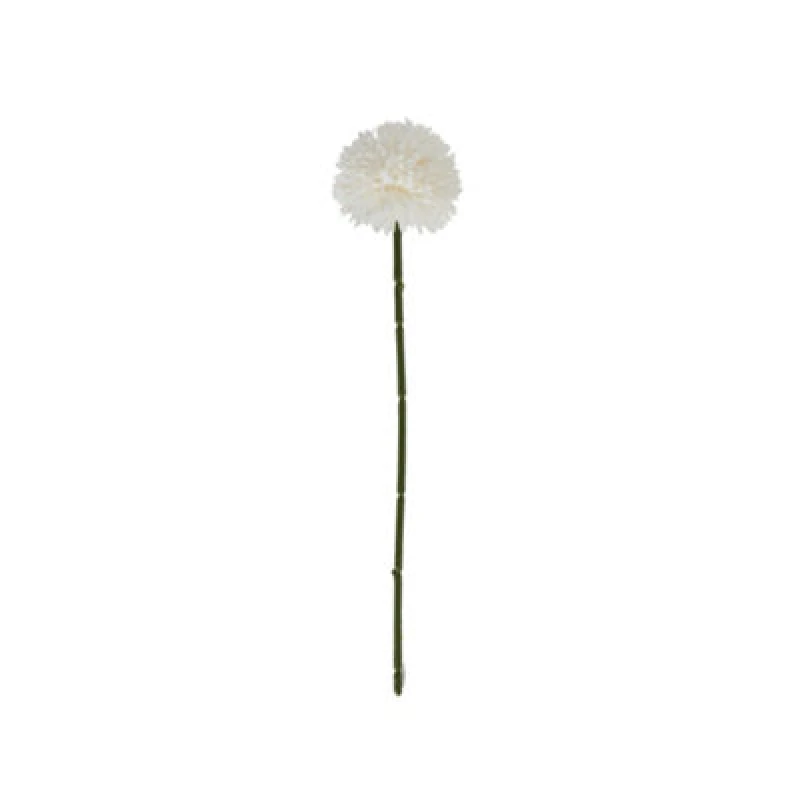 Image of Hill Interiors Chrysanthemum Artificial Flower White/green (One Size)