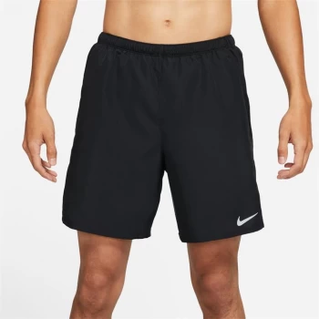 Image of Nike Challenger Mens 2-in-1 Running Shorts - Black