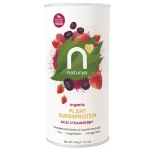Image of Naturya Org Plant Protein Acai Straw 210g