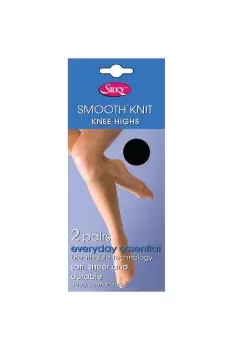 Image of Smooth Knit Knee Highs (2 Pairs)