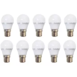 Image of 5W LED G45 Golf Ball Bulb B22 Daylight 6500K (Pack of 10)