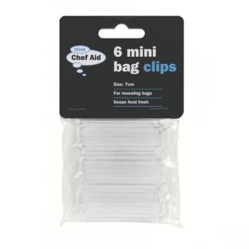 Image of Chef Aid Mini Bag Clips 7cm 6 Pack