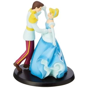 Image of Cinderella And Prince Charming Wedding Cake Topper