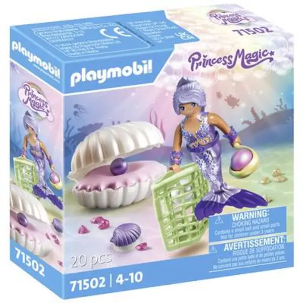 Image of Playmobil Princess Magic Mermaid with pearl mussel 71502 71502