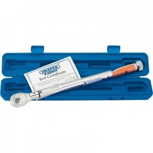 Image of Draper 1/2" Drive Precision Torque Wrench 1/2" 50Nm - 180Nm
