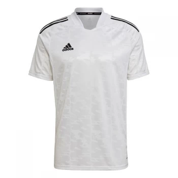 Image of adidas Condivo 21 Primeblue Jersey Mens - White / Black