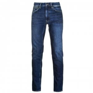 Image of Gant Regular-Fit Denim Jeans - Mid Blue 961