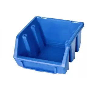 Image of Patrol Group Ergo S Box Plastic Parts Storage Stacking 116 x 112 x 75mm - Blue,