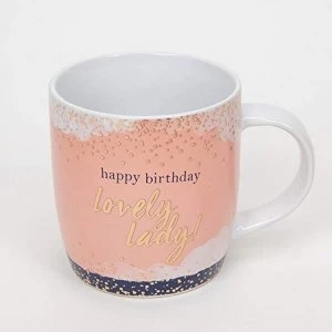 Image of Bellini Stoneware Mug - Happy Birthday