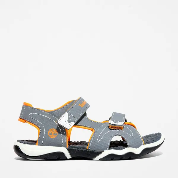 Image of Timberland Adventure Seeker Sandal For Toddler In Grey Grey/orange Kids, Size 11