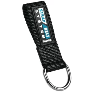 Image of Makita Stainless Steel D Ring Tool Belt Loop Pack of 3