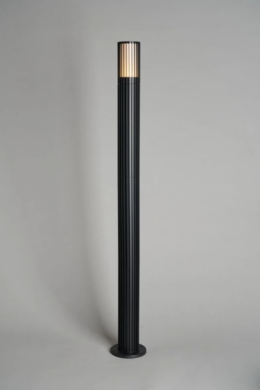 Image of Zink Zink IVY IP44 Black Adjustable Outdoor Post Light