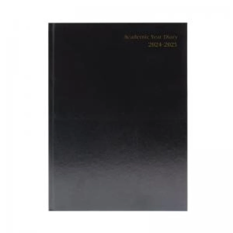 Image of Academic Diary Week To View A5 Black 2024 - 25 KF3A5ABK24