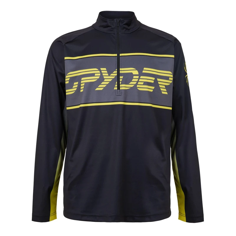 Image of Spyder Paramount Half Zip Fleece Top - Black S