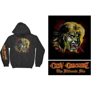 Image of Ozzy Osbourne - Ozzy Demon Unisex Medium Hoodie - Black