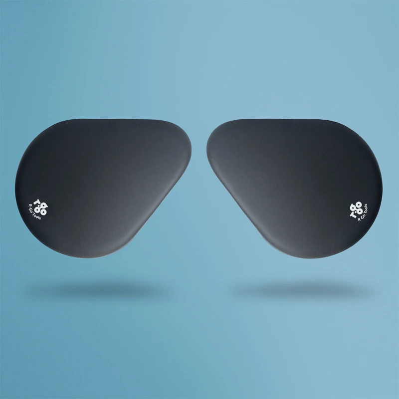 Image of R-Go Tools R-Go Tools Armrest R-Go split, ergonomic armrest in two parts, adjustable, symmetrical, with softfoam, Black RGOARMSP