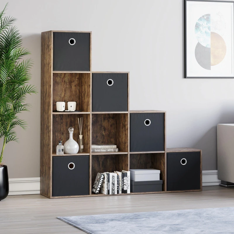 Image of Lassic 10 Cube Storage Unit DB + Set of 5 Storage Cubes Black unisex 10 Unit