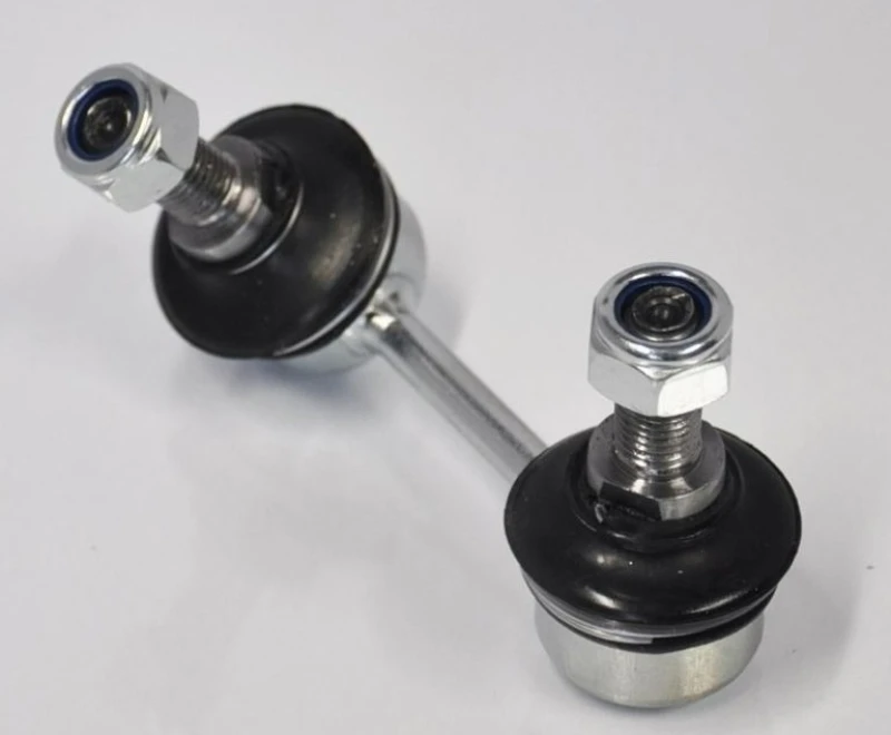 Image of MOTOTECHNIKA 15-LS-14 Anti-roll bar link Rear Axle Left, with self-locking nut Steel Link Stabiliser (3229)