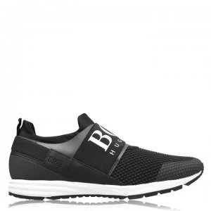 Image of Hugo Boss Hybrid Runner Trainers Black Men