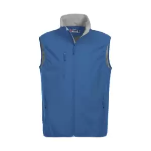 Image of Clique Mens Basic Softshell Gilet (XS) (Royal Blue)