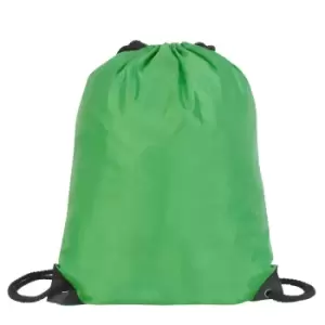 Image of Shugon Stafford Plain Drawstring Tote Bag - 13 Litres (One Size) (Irish Green)