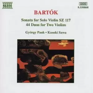 Image of Solo Violin Sonata/ 44 Duos by Ibolya Toth CD Album