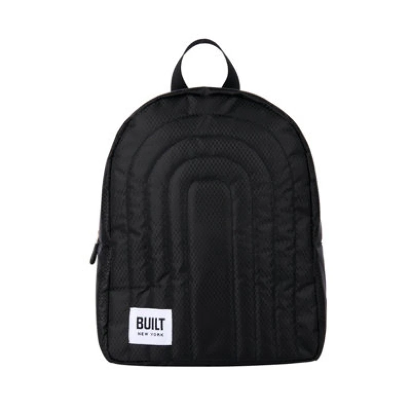 Image of BUILT New York Puffer Rucksack Cool Bag Black unisex