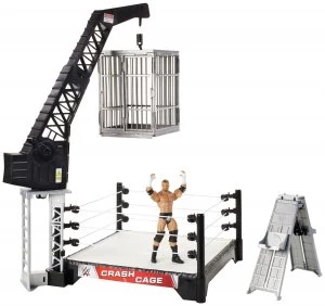 Image of WWE Crash Cage Playset and Triple H Figure