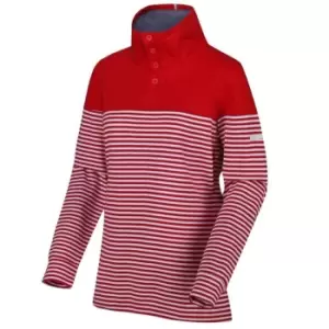 Image of Regatta Camiola Cotton Striped Overhead - Red