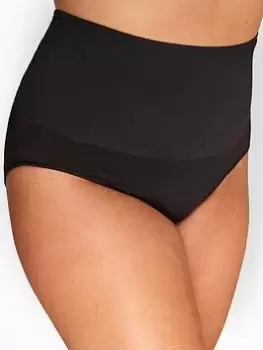 Image of Yours Slimming Effect Brief - Black, Size 18-20, Women