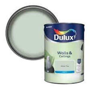 Image of Dulux Walls & Ceilings Willow Tree Matt Emulsion Paint 5L