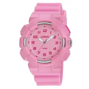 Image of Lorus R2353NX9 Youth Pink Silicone Strap Watch with Backlight