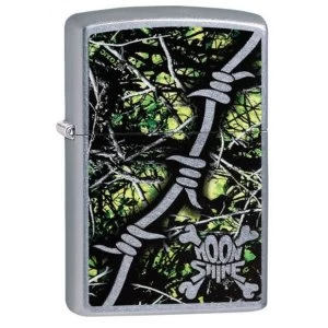 Image of Zippo Moon Shine Camo Toxic Street Chrome Finish Windproof Lighter