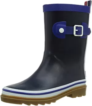 Image of Tommy Hilfiger Toddlers Rain Boots - Blue - UK 8.5 Toddler