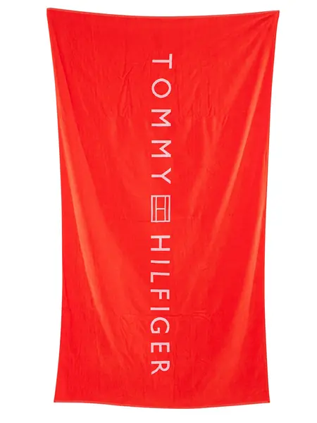 Image of Tommy Hilfiger Original Towel Daring Scarlet One Size