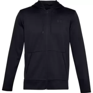 Image of Under Armour Fleece Full Zip Hoodie Mens - Black