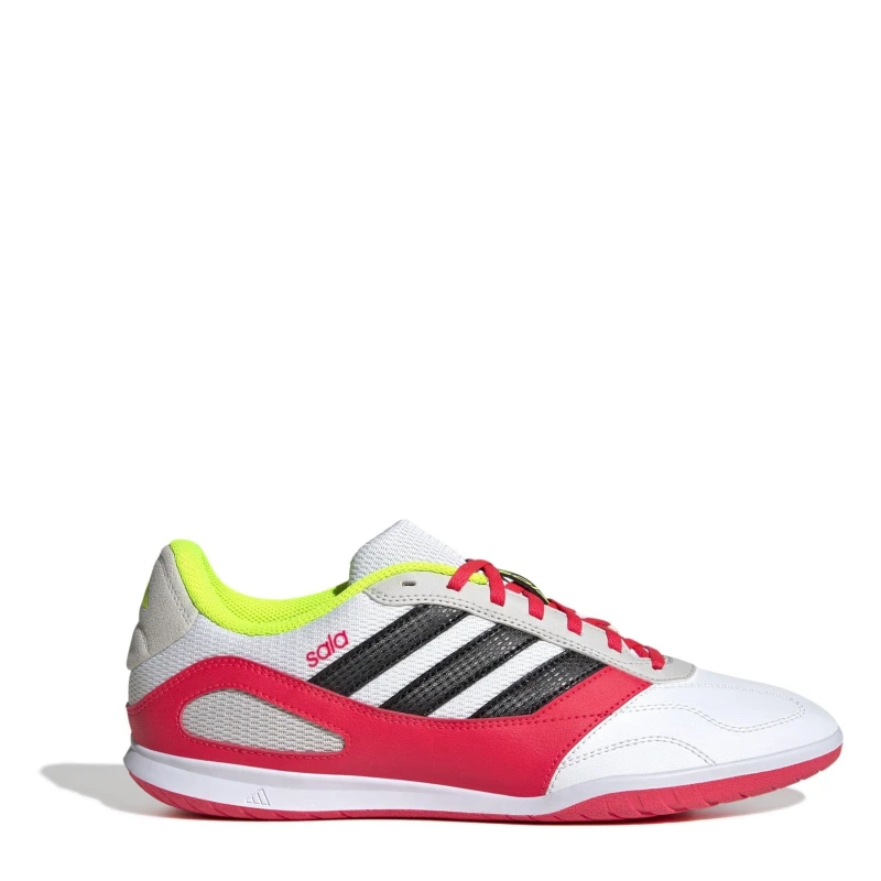 Image of adidas Super Sala Indoor Court Football Boots White/Red male 8 (42)
