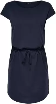 Image of Only ONLMAY S/S DRESS NOOS Medium-length dress navy