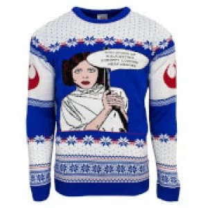 Image of Star Wars Official Princess Leia Christmas Jumper - Multi - UK L/US M - Multi
