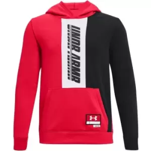 Image of Under Armour Boys Baseline Hoodie - Red