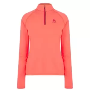 Image of Odlo Half Zip Fleece Top - Pink