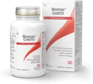 Image of Biomax Biomax Microactive COQ10 Veg Caps - 30s