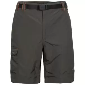 Image of Trespass Mens Rathkenny Belted Shorts (XXS) (Olive)
